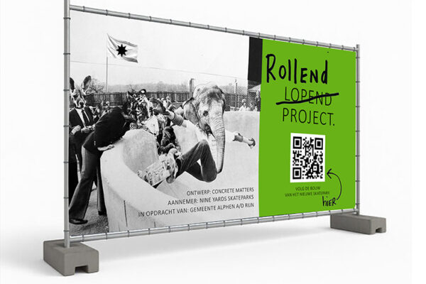 Een informatie banner