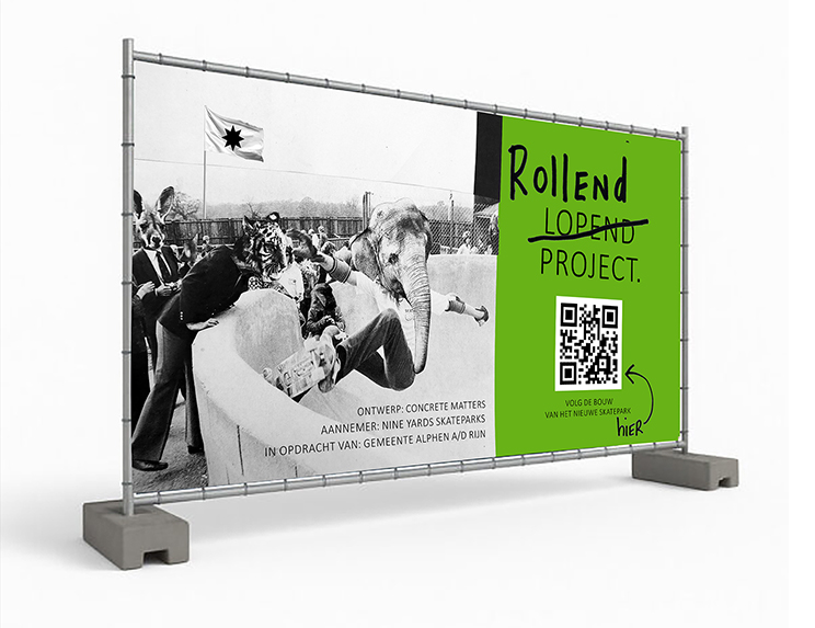 Een informatie banner